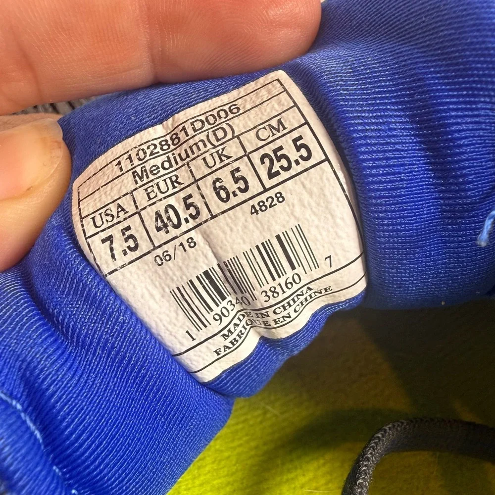 Running Shoes Brooks Ghost 11 Mens 7.5 Gray Blue Athletic Sneakers 1102881D006